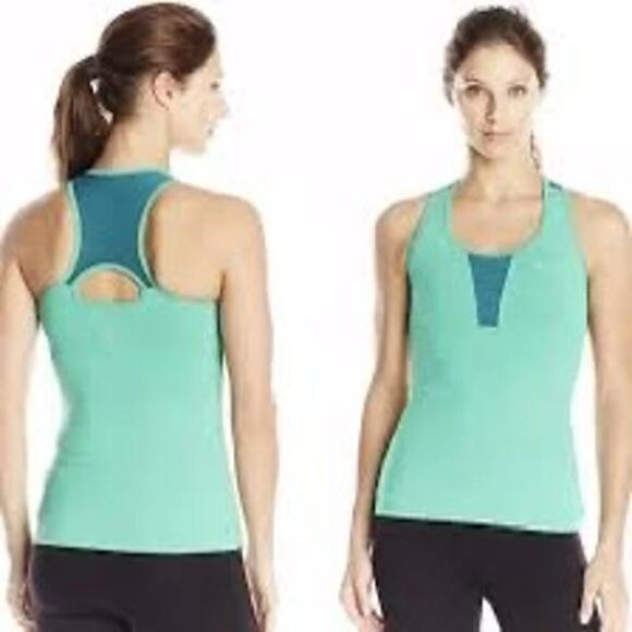 Pearl Izumi Women’s Fly Sport Tank Green Purple Size S Activewear - Picture 1 of 10